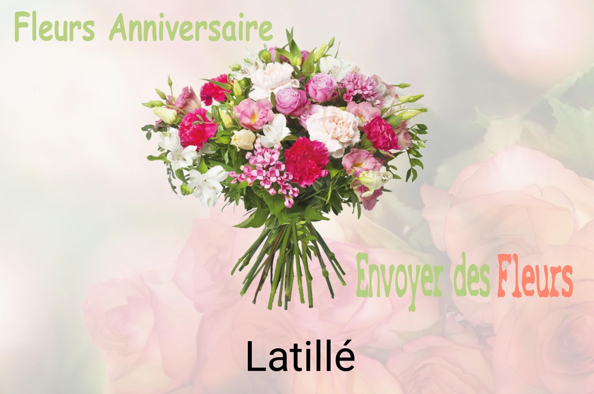 Bouquet de fleurs d’anniversaire livré à Latillé