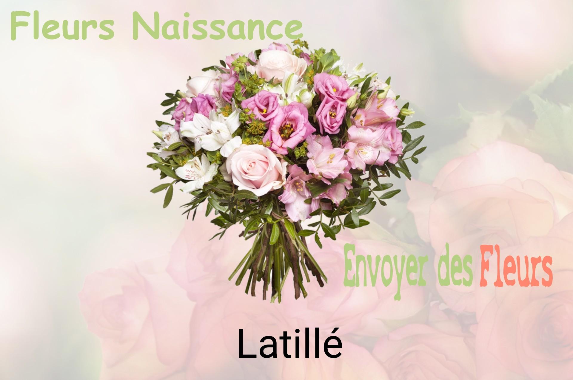 Bouquet de fleurs de naissance livré à Latillé